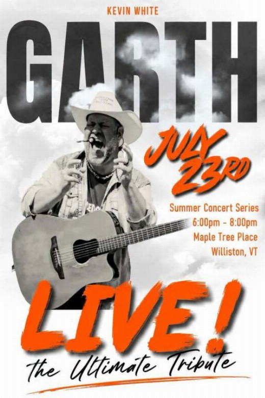 The Maple Tree Place Summer Concert Series Presenting GARTH LIVE! The Ultimate Tribute in Vermont