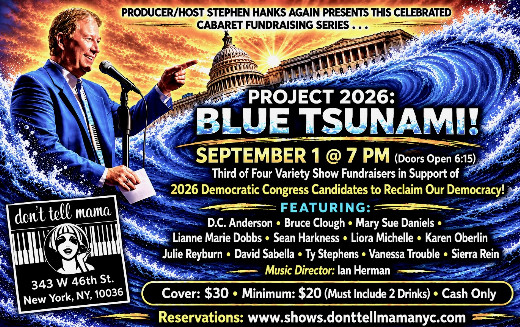 Project 2026: Blue Tsunami! in Cabaret