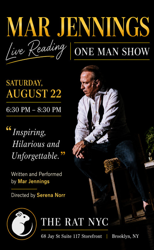 Mar Jennings: ONE MAN SHOW – Live Reading in Brooklyn