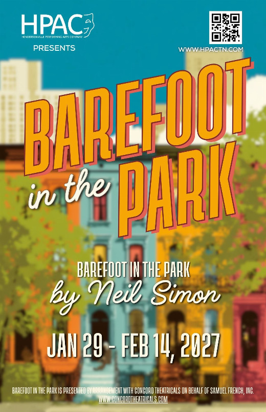 Barefoot in the Park show poster