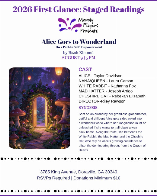 Staged Reading - Alice Goes to Wonderland show poster