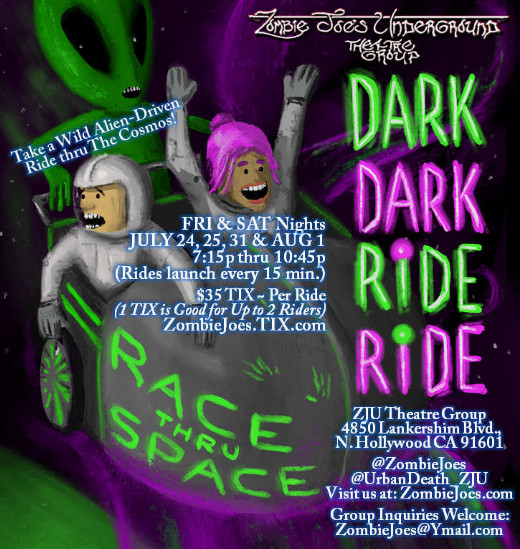 Dark Dark Ride Ride: Race Thru Space