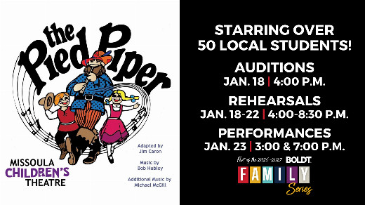 Missoula Children's Theatre: The Pied Piper show poster