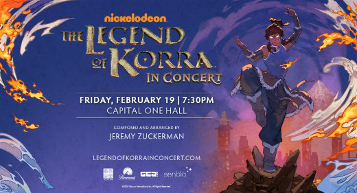 The Legend of Korra in Concert show poster