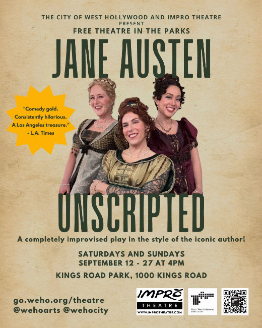 Jane Austen UnScripted in Los Angeles
