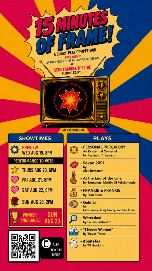 15 Minutes of Frame! A playwright competition