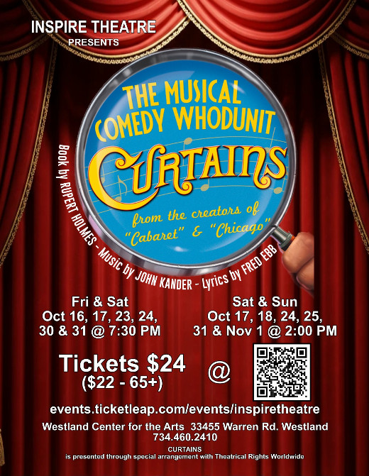 CURTAINS the musical in Michigan