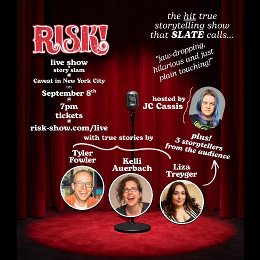 RISK! Live Show and Story Slam at Caveat in NYC in Off-Off-Broadway