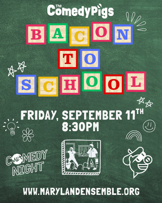 Bacon to School! "The Comedy Pigs" at MET Comedy Night in Baltimore