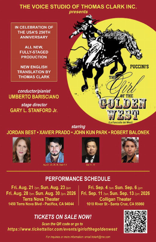 THE GIRL OF THE GOLDEN WEST in San Francisco / Bay Area