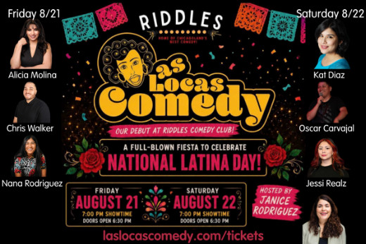 Las Locas Comedy at Riddles Comedy Club in Chicago