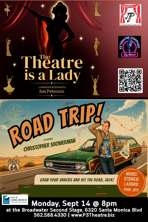 P3's September Cozy Cabaret - Road Trip! and The Theatre is a Lady