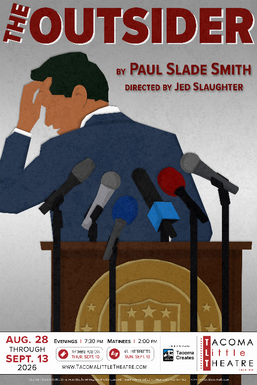 THE OUTSIDER at Tacoma Little Theatre show poster