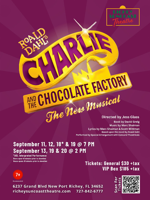 Roald Dahl's Charlie and the Chocolate Factory – The New Musical in Tampa
