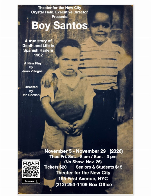 Boy Santos show poster