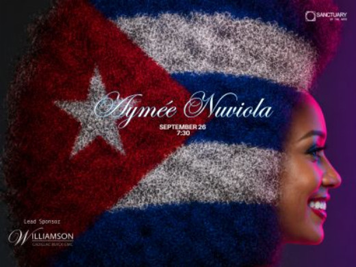 GRAMMY AND LATIN GRAMMY AWARD-WINNING VOCALIST AYMÉE NUVIOLA BRINGS 90 MILLAS TO SANCTUARY OF THE ARTS ON SEPTEMBER 26, 2026 show poster