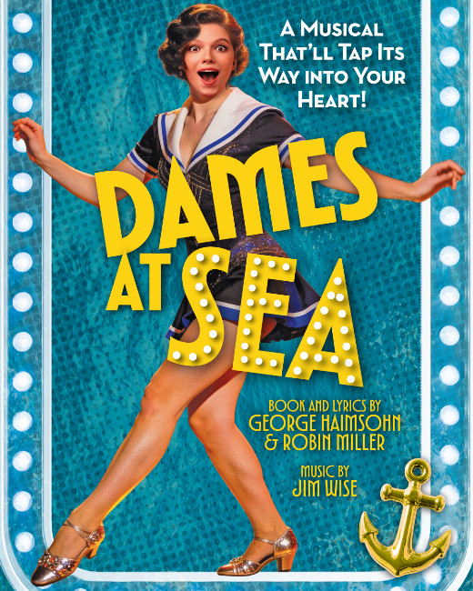DAMES AT SEA show poster