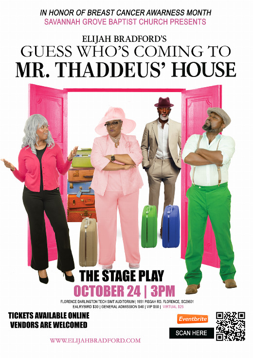 Elijah Bradford's Guess Who's Coming to Mr. Thaddues' House in South Carolina