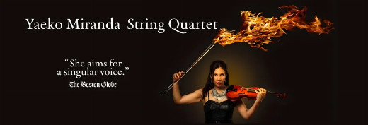YAEKO MIRANDA STRING QUARTET – Rock meets classical. Unforgettable. Sun Sept 27, 7pm in New Hampshire