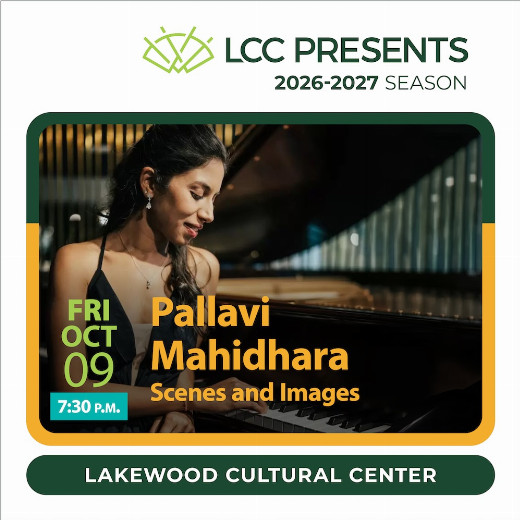 Award-winning classical pianist Pallavi Mahidhara at Lakewood Cultural Center in Colorado