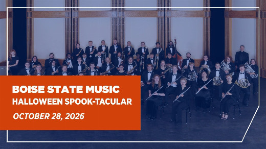 Boise State Symphony Orchestra Halloween Spook-tacular show poster