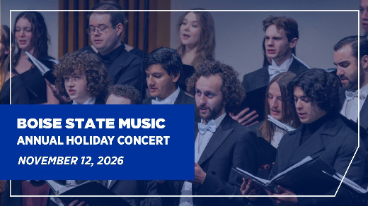 Boise State Annual Holiday Concert show poster
