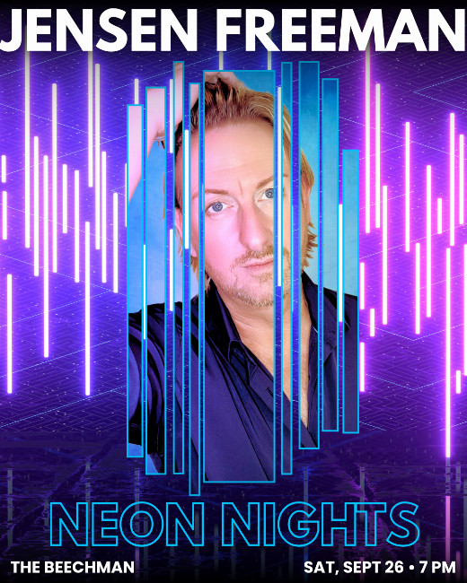 Jensen Freeman - Neon Nights show poster