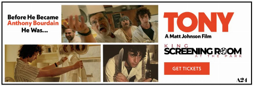 TONY (2026) The hit bio film about Anthony Bourdain. Starts Sept 10 – Free Bourdain book giveaway! in New Hampshire