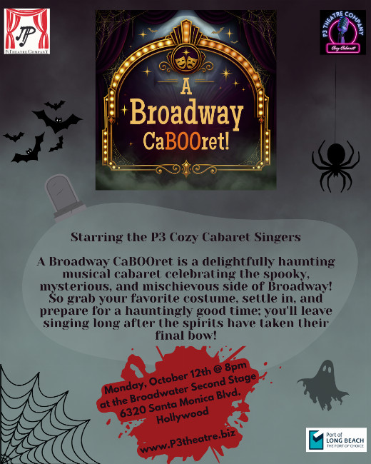 P3's Cozy Cabaret: A Broadway CaBOOret!
