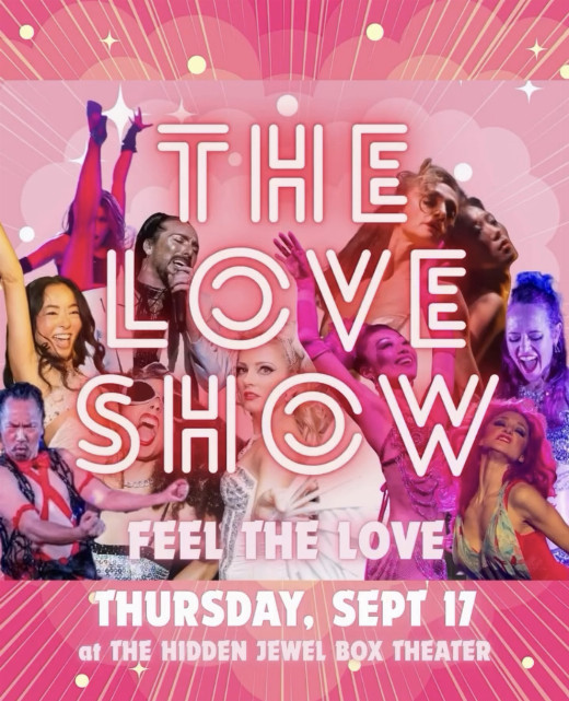 THE LOVE SHOW at The Hidden Jewel Box Theater show poster