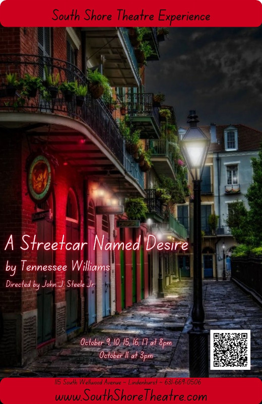 A Streetcar Named Desire by Tennessee Williams show poster