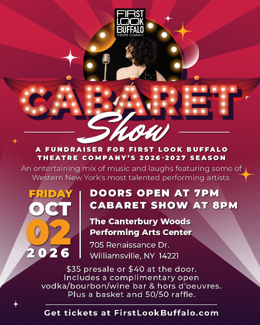 CABARET FUNDRAISER for First Look Buffalo's 2026-27 Season show poster