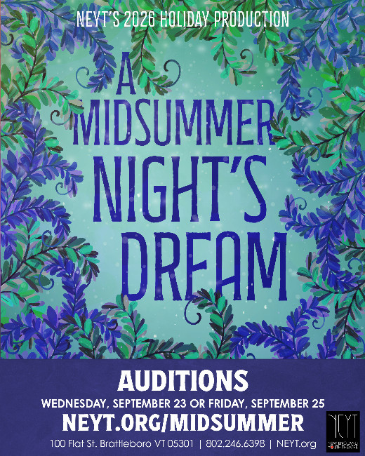 NEYT's Holiday Production Auditions — A Midsummer Night's Dream in Long Island