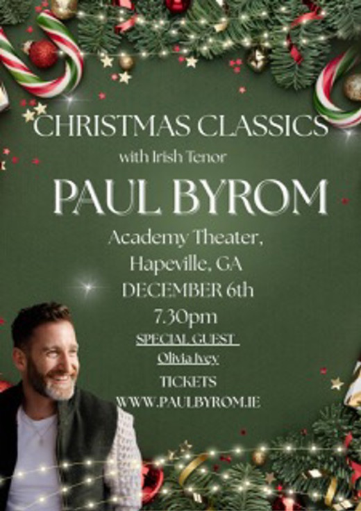 Paul Byrom's Christmas Classics with Cailini's Olivia Ivey in Atlanta
