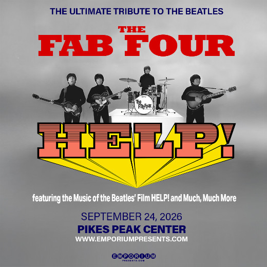 The Fab Four: Tribute to The Beatles' HELP! & The Hits LIVE in Colorado Springs show poster