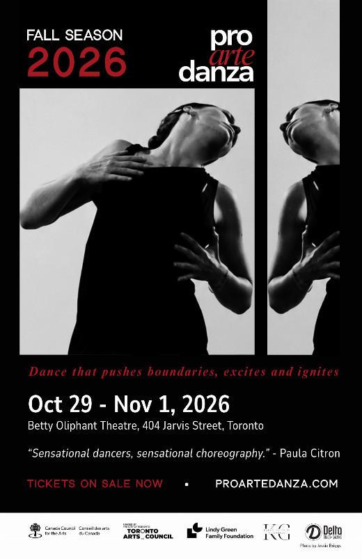 ProArteDanza Fall 2026 Season in Toronto