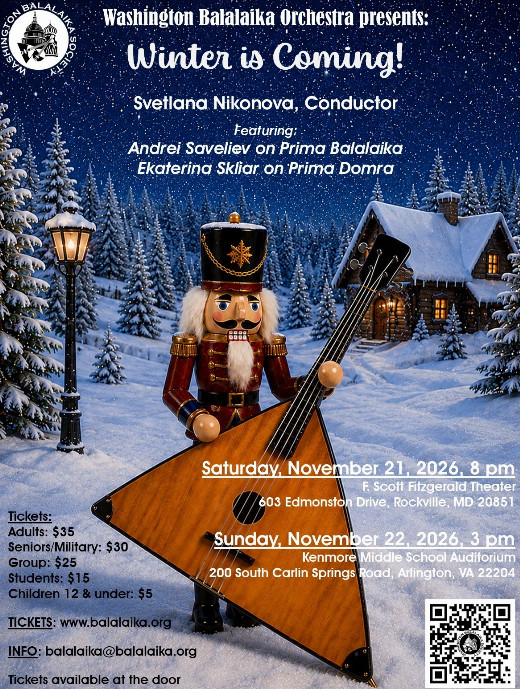 Washington Balalaika Orchestra presents Winter is Coming