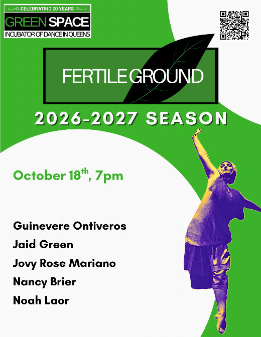 Fertile Ground: New Works Showcase -  October 18th
