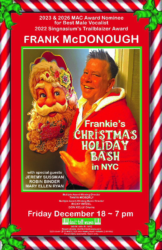 Frankie's Christmas Holiday Bash in NYC show poster