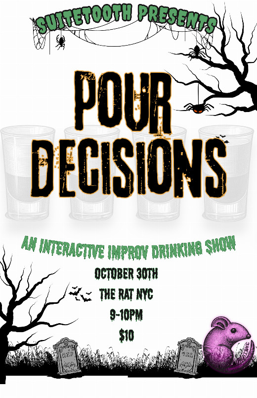 Pour Decisions: An Interactive Improv Drinking Show
