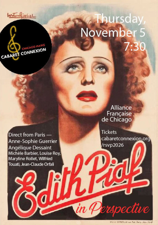 “Piaf in Perspective” featuring Anne-Sophie Guerrier and Angélique Dessaint in Chicago