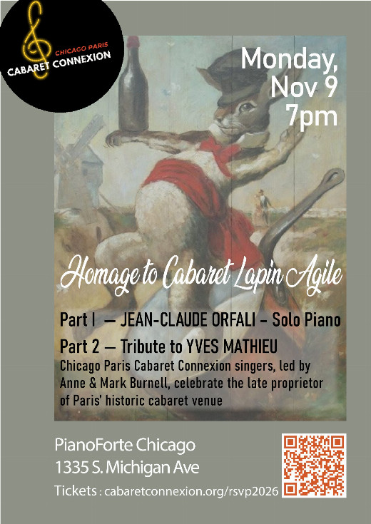 Homage to Yves Mathieu’s Cabaret Lapin Agile in Chicago
