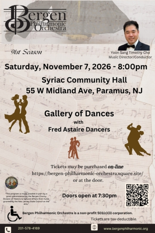 “Gallery of Dances” Music Meets Movement: Dancers Join the Bergen Philharmonic  show poster