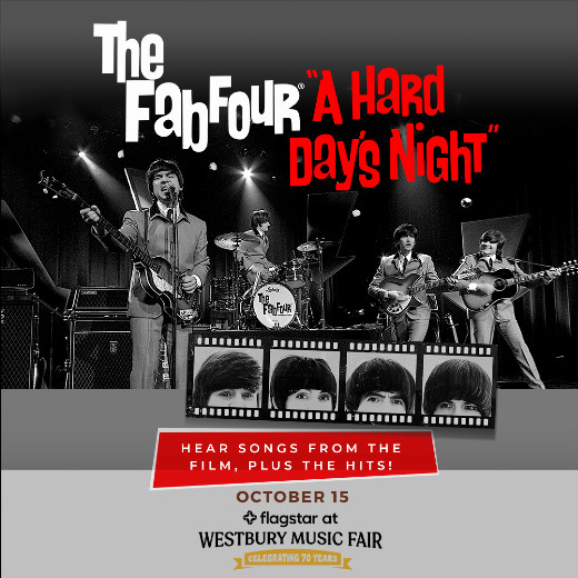 The Fab Four: Tribute to A Hard Day's Night LIVE in Westbury, NY show poster