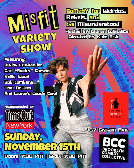 MIsfit Variety Show: ADHD Edition (New York Comedy Festival)  show poster