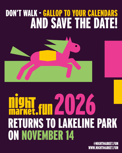 NightMarket.fun 2026 - Nov. 14 at Lakeline Park in Austin