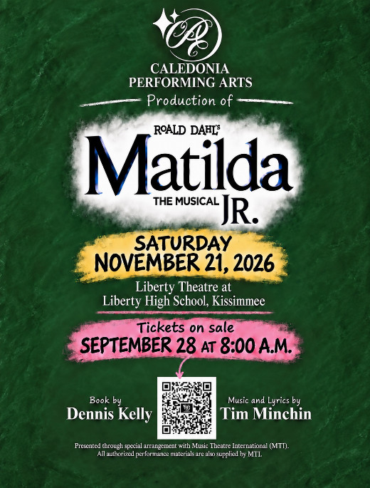 Roald Dahl's Matilda the Musical Jr in Orlando
