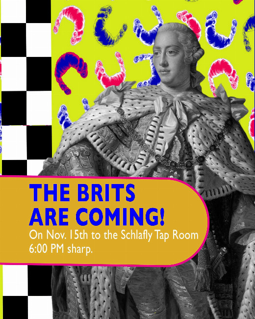 Chamber Project St. Louis’ “The Brits Are Coming!” show poster