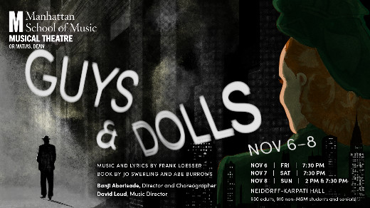 Guys and Dolls  show poster