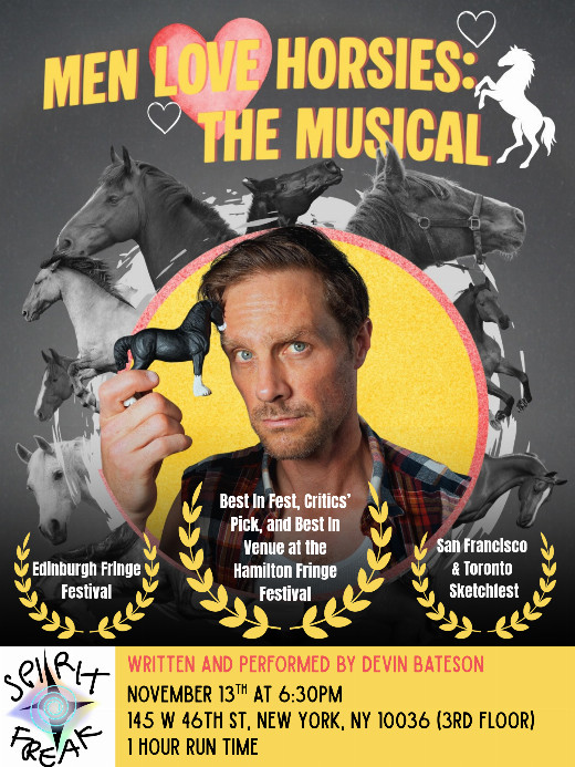 Men Love Horsies in Off-Broadway
